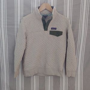 Patagonia organic cotton quilt snap-t pullover